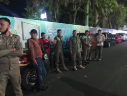 Siap Siaga, Hari ke-4 F8 Makassar Satpol PP Standby Berjaga di Anjungan Losari