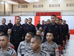 286 Lulusan Bintara dan Tamtama Polri Gel. 1 TA. 2024 Polda Sulsel Mengikuti Tahap Orientasi