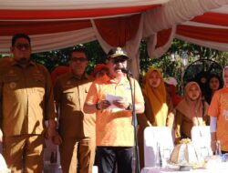 Wabup Gowa Lepas 86 Sekolah Peserta Gerak Jalan Pelajar Jelang Hut RI Ke-79