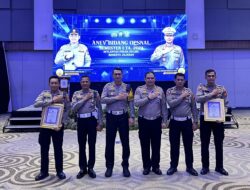 Personel Satlantas Polres Gowa Raih Penghargaan Ini Di Anev Bidang Opsnal Semester 1 TA 2024