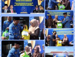 Kalapas Parepare Berikan Penghargaan 6 Orang Guru Tenaga Pengajar Dan Pendidik WBP Lapas IIA Parepare Di Ulang Tahun Ke-53 KORPRI