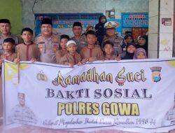 Lagi,Polres Gowa Gelar Giat Sosial, Menyalurkan Bantuan ke Panti Asuhan
