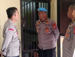 Kasipropam Polres Gowa Ingatkan SOP Jaga Tahanan Skaligus Kontrol Ruang Tahanan