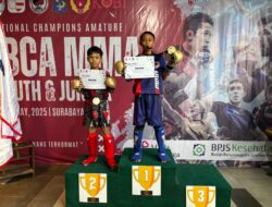 3 Emas 1 Perak dan 2 Perunggu  Diraih IBCA MMA Sulsel Saat Tampil di Kejurnas 2025 di Surabaya