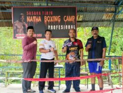 Ketua Umum IBCA MMA Sulsel, Bersama Camat Mapsu, Berkunjung Ke Sasana Boxing Lipan Bajeng Di Kab Takalar