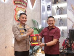 Kapolres Gowa Sambut Kunjungan Silaturahmi Kepala Rutan Kelas IIB Malino