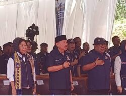 Partai Nasdem komitmen legislator ungull, Bimtek Laga Perubahan Daerah,,”DPD Nasdem Tubaba S. Joko Kuncoro, S.I.Kom. menyampaikan pidato politiknya.