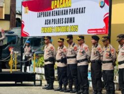 Jadikan Ini Motivasi untuk Berprestasi: Kapolres Gowa Memberikan Ucapan Kepada ASN Polres Gowa Yang Telah Naik Pangkat.