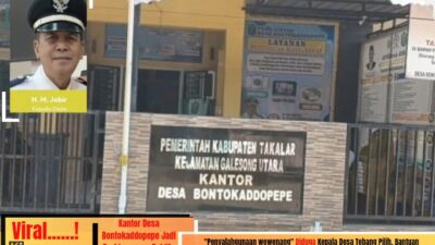 Diduga Penyalahgunaan wewenang Dibalik Program Bantuan Sosial Untuk Warga Desa Bontokaddopepe, Kab.Takalar, Kades Terancam Pulang Kampung.