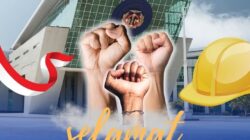 Pimpinan Direktur Beserta Sivitas Politeknik Ilmu Pelayaran Makassar Mengucapkan Selamat Hari Jadi Buruh se-Indonesia.