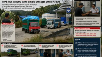Terkuak! Dugaan Pungli di UPPKB Datae, Sopir Truk Mengaku Kerap Setor Uang ke Oknum Petugas